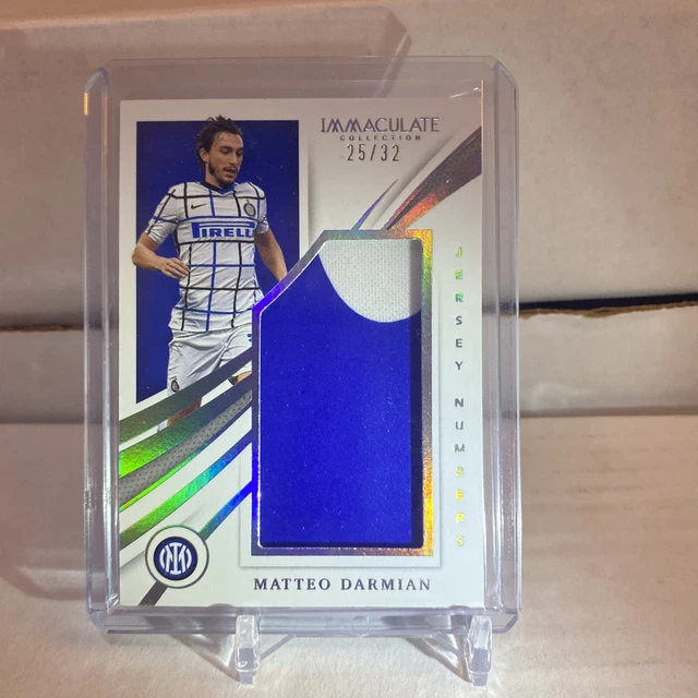 2021 Panini Immaculate Matteo Darmian Jersey Numbers 25/32 Patch