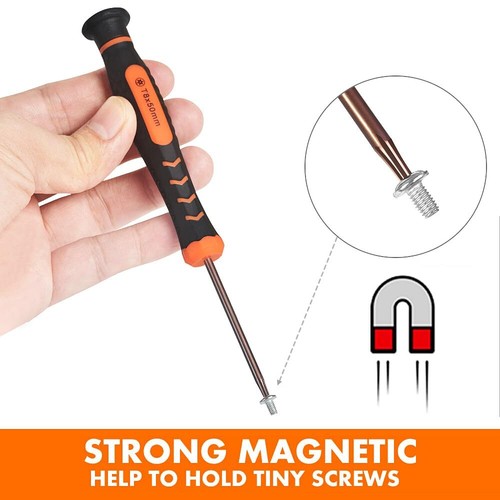 TECKMAN TR8 Torx Security Screwdriver for Macbook HDD PS3 PS4 Xbox - Picture 2 of 4
