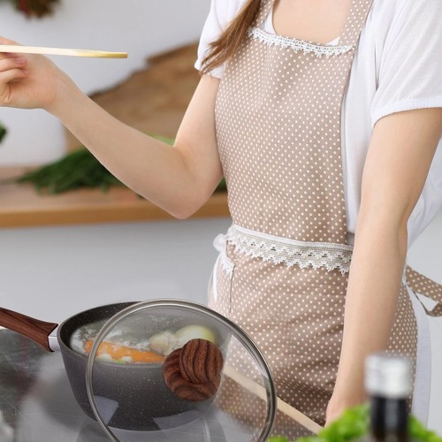 8PCS Non-stick Frying Pan Cookware Set Frypan Casserole Saucepan Pot Cooking AU - Picture 10 of 25