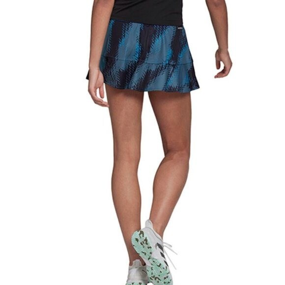 ★新品★　adidas　TENNIS PRIMEBLUE MATCH SKIRT NWT $70 adidas Printed Match Skirt Primeblue (W) (Aqua