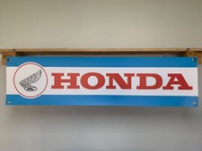 Honda Motorrad Retro Style Banner Mancave PVC Schild Wand Display