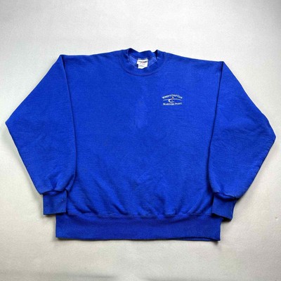 Vintage Golf Club Sweatshirt Adult Large Blue Mariners Point Links