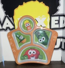 Veggie Tales Child's Plate, 4 Sections, 2000