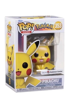 Funko Pop! Pikachu Pearlescent POKEMON CENTER EXCLUSIVE #353 | eBay