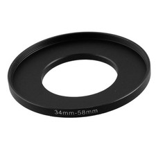 34mm-58mm 34mm to 58mm 34 - 58mm Step Up Ring Filter Adapter for Camera Lens