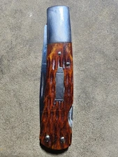 CATTARAUGUS K.C.C  KNIFE Cm10 BROWN BONE Single Blade  N Mint Condition! No Box