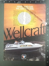 1984 ADVERTISING for Wellcraft 26 260 Aft Cabin boat