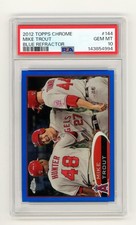 2012 Topps Chrome - Mike Trout #144 Blue Refractor /199 for sale