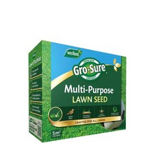 Gro-Sure Multi-Purpose Lawn Grass Seed 5m² New Lawns Patches & Overseeding