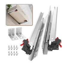 6 Pair Undermount Soft Close Drawer Slides 9 Inch 80 Lb Load