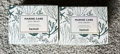 (Pack of 2) Heimish Marine Care Eye Cream 30ml, Anti-Wrinkle & Brightening
