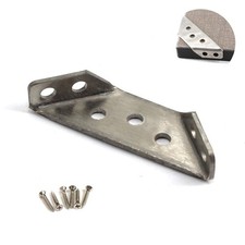 69x20mm Wall Mount Shelf Bracket Stainless Steel Corner Brace Angle Bracket S...