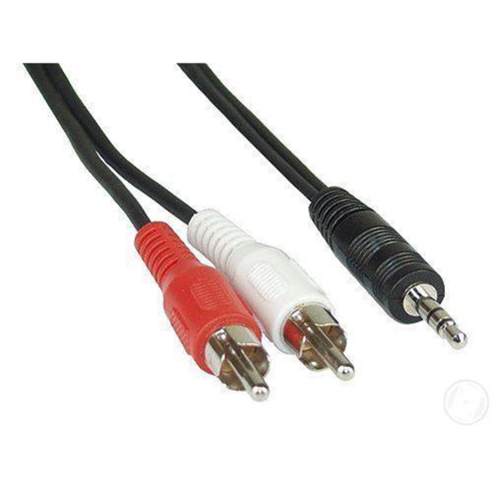 InLine Cinchkabel 2x Cinch St an 3 Klinke - Kabel 2290₽