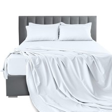 Lux Decor Collection Bed Sheets - 6 Pc Full Size Bed Sheets - 1800 Thread Cou...