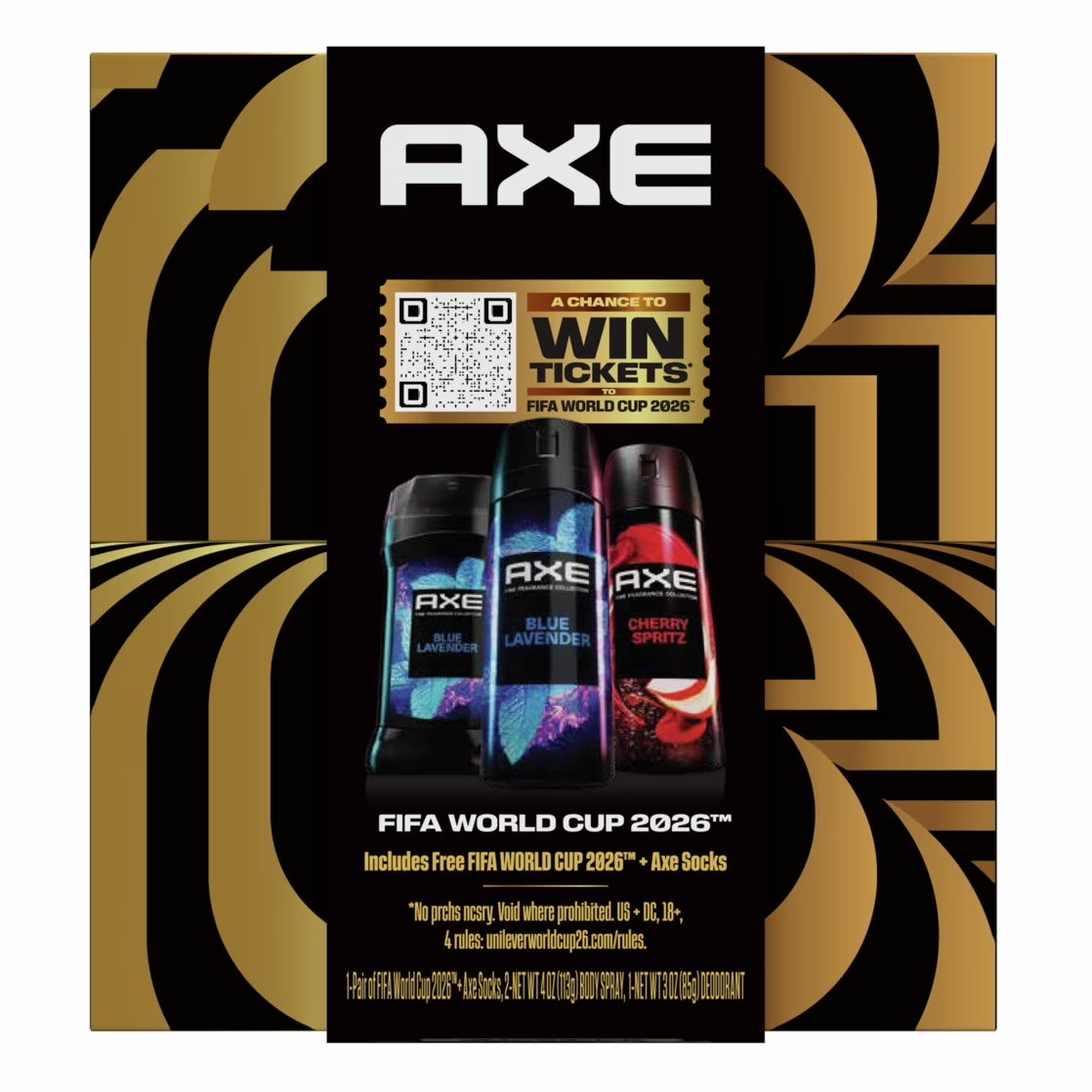 AXE AFTERS スパークリングフルーツ 9本セット AXE FIFA World Cup 2026 Gift Set - Blue Lavender & Cherry Spritz