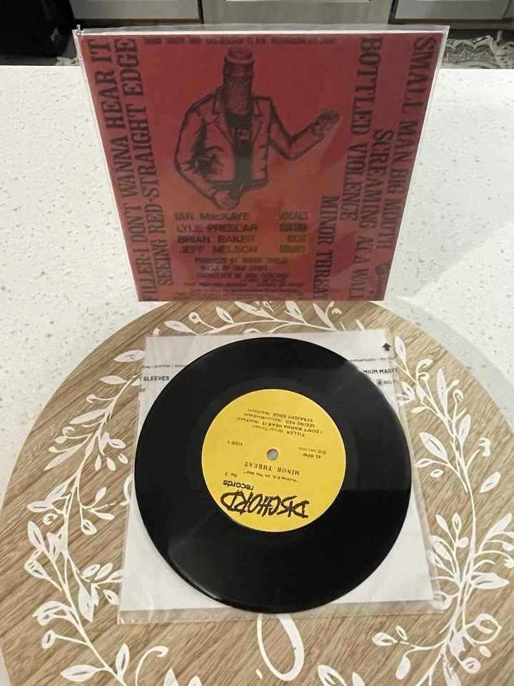 Minor Threat - 1st 7" [7" Vinyl] Reissue Never Played - Image 2 of 2