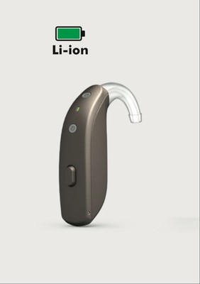 1x Resound Digital BTE Rechargeabe Hearing Aid + Charger - Omnia 477