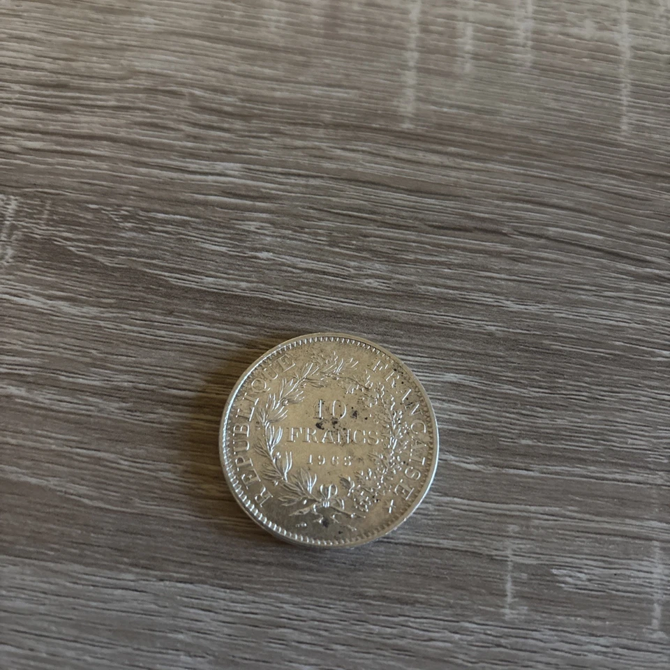 pièce de 10 francs hercule argent 1965 - Photo 1/2