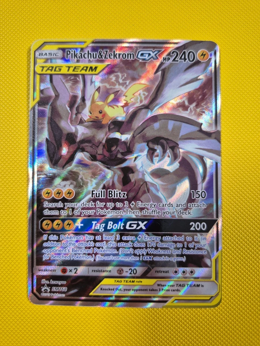 Pikachu & Zekrom GX SM168 Sm for sale | eBay