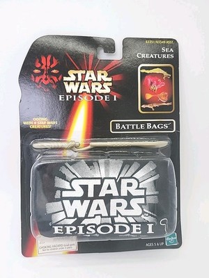 Hasbro Star Wars Episode 1 Battle Bags Sea Creatures Sealed 1998 VINTAGE 