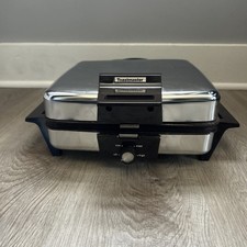 Toastmaster Waffle Maker Griddle 269 Chrome R...