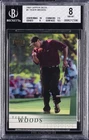 2001 UPPER DECK #1 TIGER WOODS ROOKIE RC BGS 8