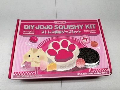 DIY Taba Squishy Making Kit 18oz Liquid Silicone Cat Claw Hamster Rabbit Gifts
