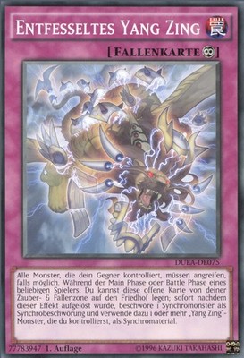 YuGiOh Entfesseltes Yang Zing (V.1) DUEA-DE075 Common Good 1st