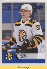 2020-21 Upper Deck AHL Blue Brady Lyle #117 READ kr0