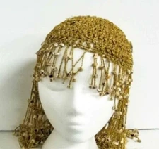 70's original Vintage cowrie crown Cleopatra