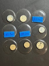 LOT OF 9 GLASS POCKET WATCH CRYSTALS SIZE 15 REPLACEMENT PARTS