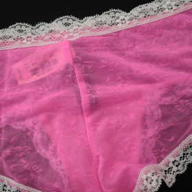 NEW Victoria's Secret VTG Sexy Little Things Silky Sheer Girly Panty SMALL