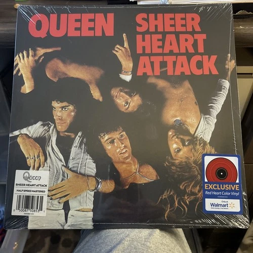 Queen Sheer Heart Attack - Half Speed Mastered  Red Heart Vinyl LP New MINT Htf