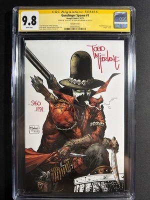 Gunslinger Spawn #1 CGC 9.8 SS Todd McFarlane 1:250 Virgin Variant #960/1191 *S4
