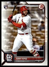 2022 Bowman Juan Yepez Rookie St. Louis Cardinals #24