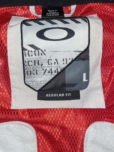 Vintage Oakley Jacket Mens Large Center O White Gorpcore Techwear Ski Y2K RARE! - Picture 11 of 14
