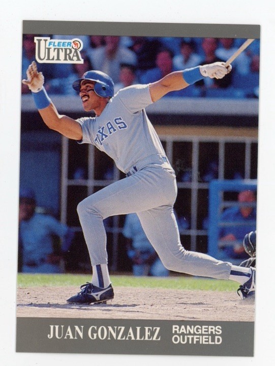 1991 Fleer Ultra Update Juan Gonzalez Texas Rangers #U-55 Mint