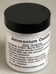 Ammonium Oxalate Pure Crystal Powder 200 grams