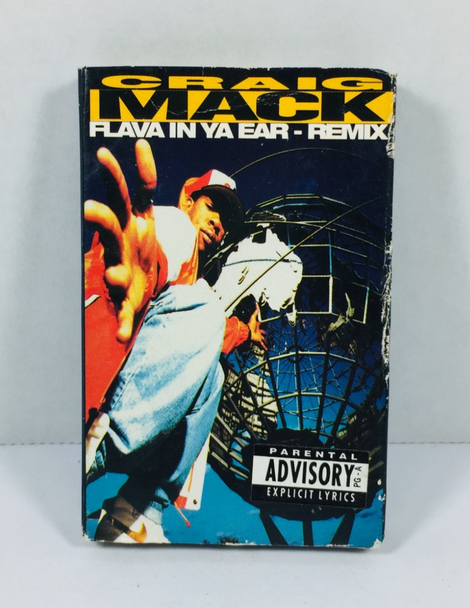CRAIG MACK - FLAVA IN YA EAR (REMIX) CASSETTE SINGLE BIGGIE BUSTA