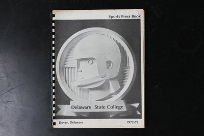 Delaware State College Sports Press Book 1972-73 Football History NCAA