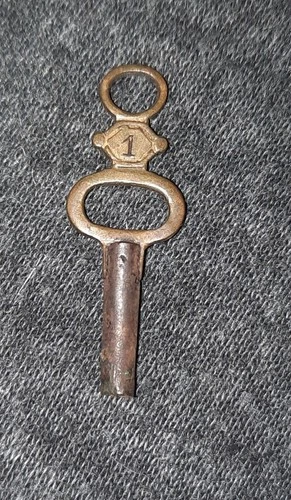Antique Swiss Pocket Watch Key Winder Size 1 Swiss Made