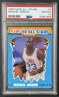 MICHAEL JORDAN PSA 10 1990-91 FLEER BASKETBALL #5 ALL STARS BULLS GEM HOF 1698