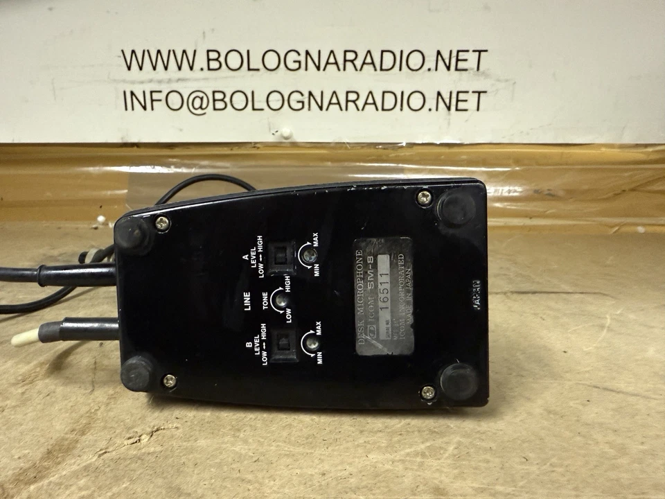 ICOM SM-8 Microfono da Tavolo Cablato Con 2 Cavi 8 Poli - Imagen 4 de 4