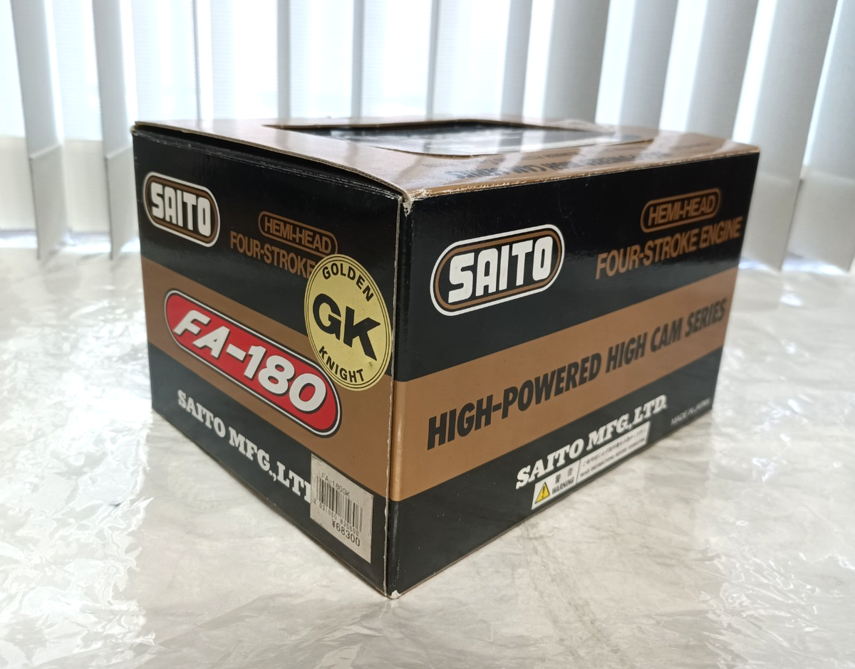 SAITO FA-180 Four-Stroke Engine Golden Knight RC Nitro Airplane