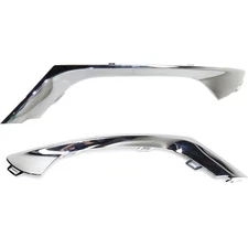 Bumper Trim Set For 15-16 Chrysler 200 Applique Outer Chrome CAPA 2Pc