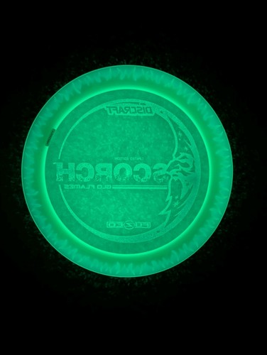 Discraft Limited Edition Glo Fuzed Z Scorch - GLO Flame Ring Pattern -167-169g - Picture 5 of 14