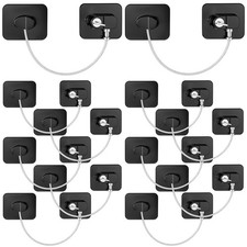 12 Pack Refrigerator Locks with 12 Keys, Stainless Steel Cabinet Locks Bulk S...