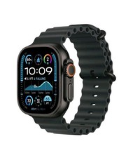 Apple Watch Ultra 2 Cellular 49mm Black Titanium With Black Ocean Band MX4P3QA/A