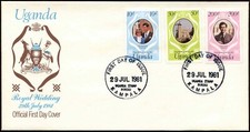 Uganda 1981 Royal Wedding FDC First Day Cover #C15036