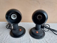 2 x Eyeball Kugellampe Minispot Tischlampe 70er Design Lampe mit Magnetkugel